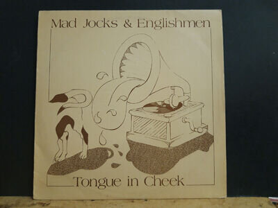 MAD JOCKS AND ENGLISH MEN Tongue In Cheek LP Celtic Folk Signed copy