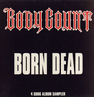 Body Count(12" Vinyl)Born Dead 4 Song Album Sampler-Rhyme Syndicate-RSY-Ex+/Ex+