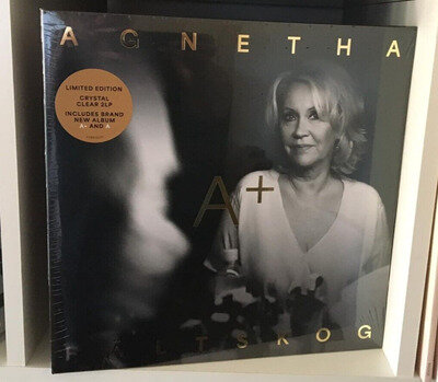 Agnetha Fältskog A+ Double Crystal Clear Vinyl LP Abba Sealed 2023