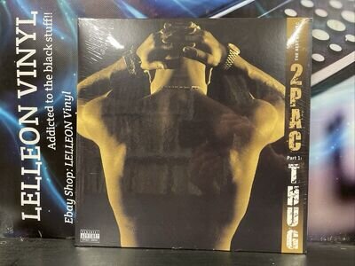 2 Pac The Best Of 2 Pac Part 1 Thug Double LP Album Vinyl Record Rap Hip Hop 90s