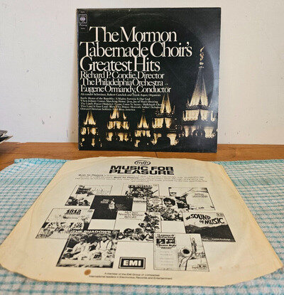 The Mormon Tabernacle Choir's Greatest Hits Richard P. Condie 12” Vinyl LP 30074