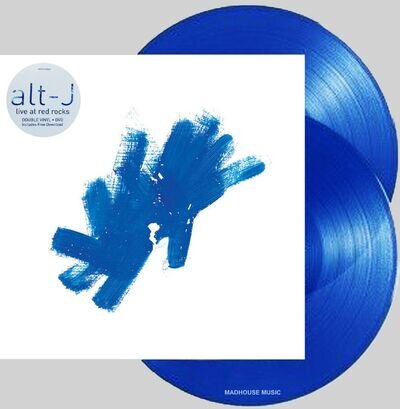 ALT-J LP x 2 Live At Red Rocks Double BLUE Vinyl + DVD + Downloads New SEALED