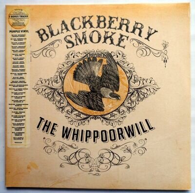 BLACKBERRY SMOKE - THE WHIPPOORWILL 2xLP PURPLE VINYL *NEW - MINOR SLV SCUFFS*