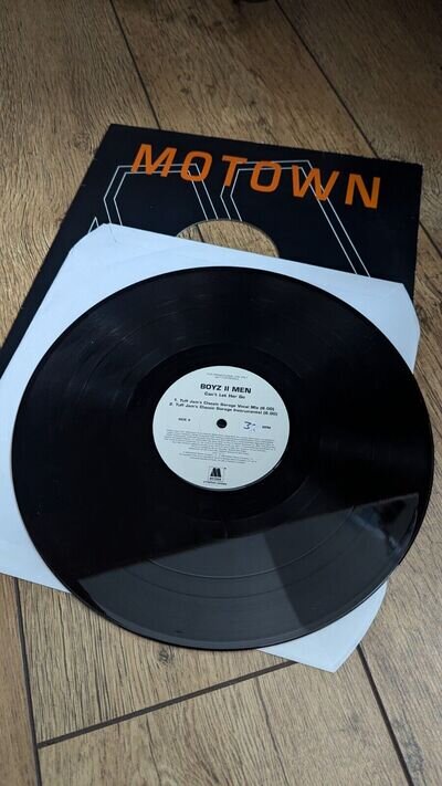 Boyz II Men Can't Let Her Go (Tuff Jam) Motown CAN'T LET 3 Vinyl 12 inch Promo