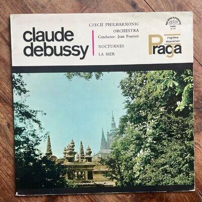 CLAUDE DEBUSSY - NOCTURNES / LA MER - FOURNET EX/NEAR MINT VINYL LP / CZECH