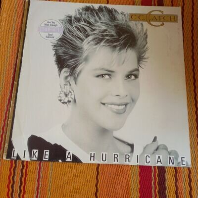 C.C.Catch- Like A Hurricane,vinyl LP,Hansa 1987