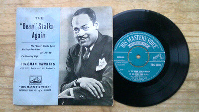 COLEMAN HAWKINS "THE BEAN STALKS AGAIN" 1957 UK 7" EP