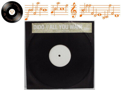 Dido All You Want 12" Single White Label Promo A1 B1 Pressing - EX