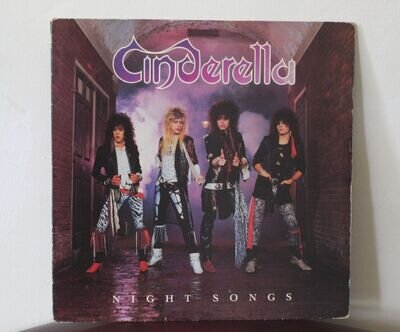 Cinderella - Night Songs - Vertigo - UK - 1986 - LP 12" Album