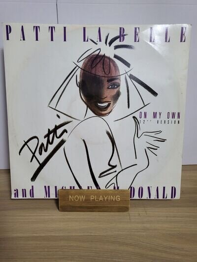 PATTI LA BELLE/MICHAEL MCDONALD-ON MY OWN,12"SINGLE,VINYL RECORD,1986 UK