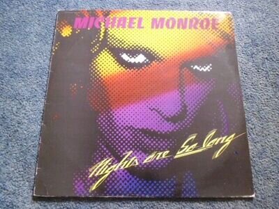 MICHAEL MONROE – NIGHTS ARE SO LONG LP – Nr MINT HANOI ROCKS GUNS N' ROSES