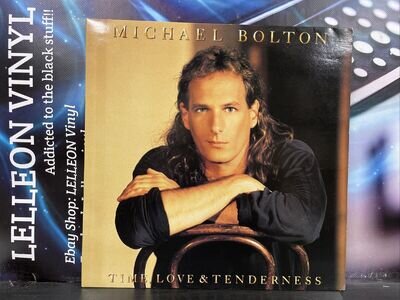 Michael Bolton Time, Love, Tenderness LP Album Vinyl Record 467812 Pop 80’s