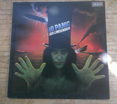 UDO LINDENBERG & THE PANIC ORCHESTRA "NO PANIC" DECCA UK 1976 VINYL LP VG / EX