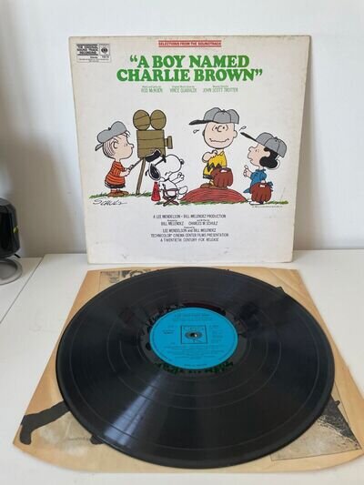 "A Boy Named Charlie Brown" - Near Mint UK Vinyl LP CBS S 70078