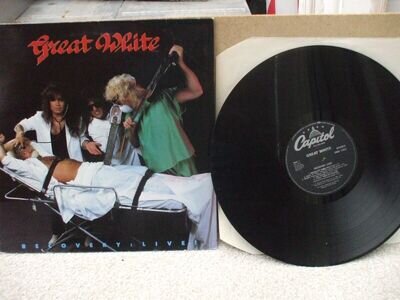 GREAT WHITE - RECOVERY - LIVE - 1988 - GLAM - CAPITOL - £8