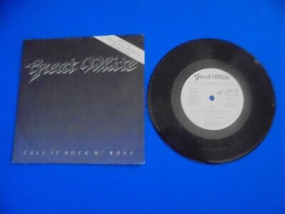 Great White - Call It Rock N' Roll UK 7" 45 , Single Sided, Etched.CLS 625.M-/VG