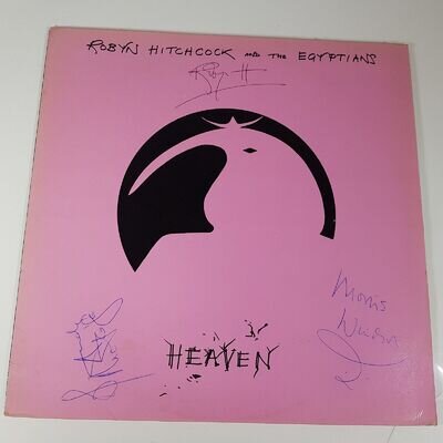 Robyn Hitchcock & The Egyptians - Heaven Vinyl 12" Single UK SIGNED 1st Press EX