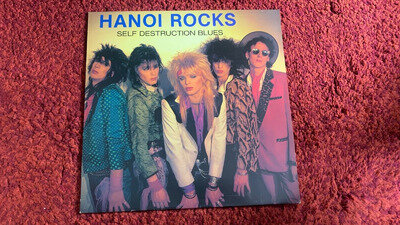 Hanoi Rocks Self Destruction Blues 1983 Vinyl Record Rare