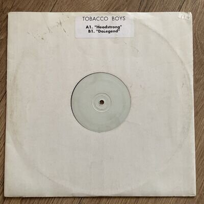 Tobacco Boys Headstrong/DaLegend Classic Hard House Vinyl White Label EX/VG