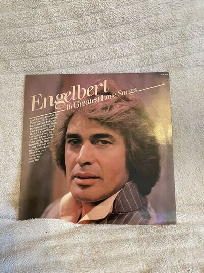 Engelbert Humperdinck 16 Greatest Love Songs LP Album Vinyl CN2070 VG/EX