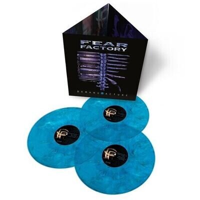 Fear Factory Demanufacture 25th Anniversary Deluxe Edition BOX SET BLUE VINYL