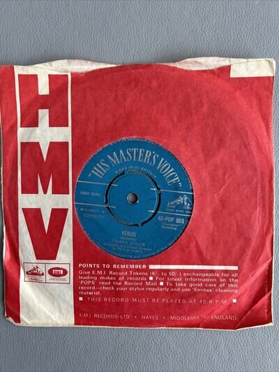 His Master's Voice - Frankie Avalon - 45 rpm 7" Single Vinyl Record - Venus (5)