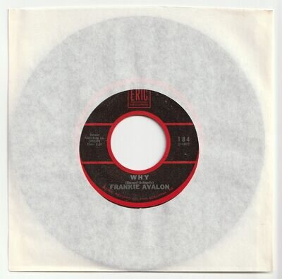 Frankie Avalon 'WHY/DEDE DINAH' 7" Vinyl Single Unplayed - US ERIC