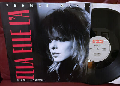 FRANCE GALL Ella Elle L'A (Remix) RARE 1988 UK 12 INCH Apache YZ 316 vinyl EX!