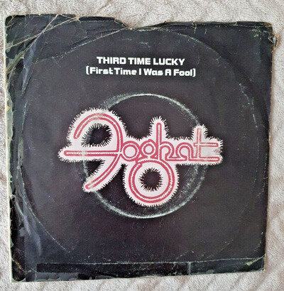 Foghat - Third Time Lucky 7 inch Vinyl Record