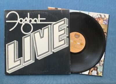 Foghat - Live USA Vinyl LP 1977 Cut Out Sleeve VG+/VG+