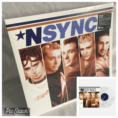 IN HAND!! *NSYNC 25th Anniversary VMP GOLD & WHITE MARBLE LP Vinyl Numbered