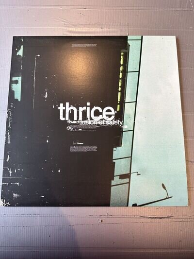 Thrice The Illusion of Safety Vinyl LP Original Pressing NM BLUE VINYL & INSERT