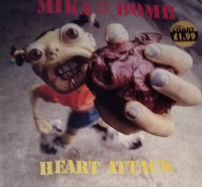 MIKA BOMB HEART ATTACK 7" VINYL RARE PUNK / INDIE 2000 ZUBIZARETTA RECORDS