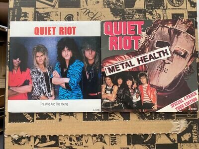 Quiet Riot - Metal Health 2 x 7" Double Pack + The Wild & The Young 7"