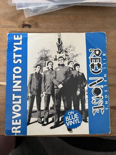 Bill Nelson's Red Noise - "Revolt Into Style" UK Harvest HAR 5183 Blue Vinyl