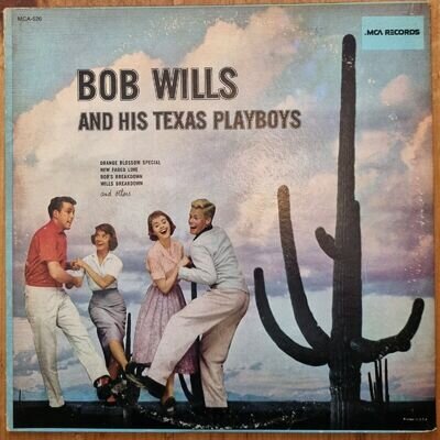 Bob Wills And His Texas Playboys - Self Titled - Rare Import Record 1973 MCA