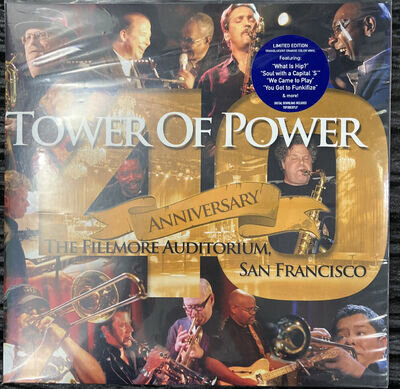 Tower of Power 40th anniversary translucent orange vinyl 2lp + mp3