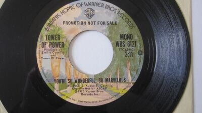 Tower Of Power "You're So Wonderful, So Marvelous" 7" Promo WBS8121