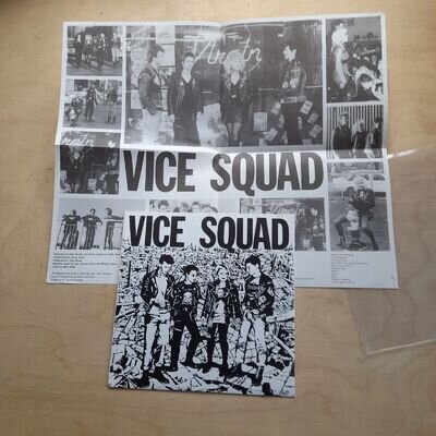 VICE SQUAD Last Rockers RIOT CITY 7" & POSTER RARE 1980 UK ORIGINAL 1ST PRESSING