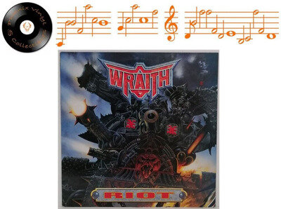 Wraith Riot Vinyl LP A1 B1 Pressing Rare - Near Mint