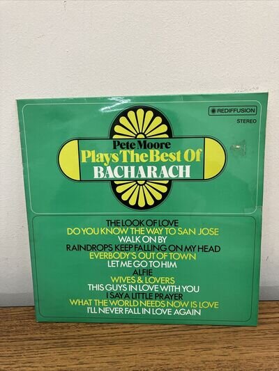 Pete Moore Plays The Best of Bacharach - Vinyl Record LP