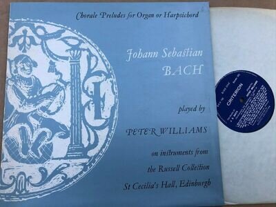 SCH 742 Bach Chorale Preludes for Organ or Harpsichord / Peter Williams