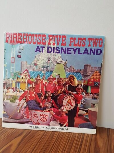 Firehouse Five plus Two AT DISNEYLAND Rare Vinyl LP 33rpm Record, Stereo