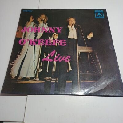 Johnny O'Keefe Live Record Vinyl Lp Aus 1973