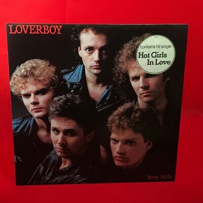 LOVERBOY Keep It Up - 1983 Dutch VINYL LP + INNER EXCELLENT CONDITION B