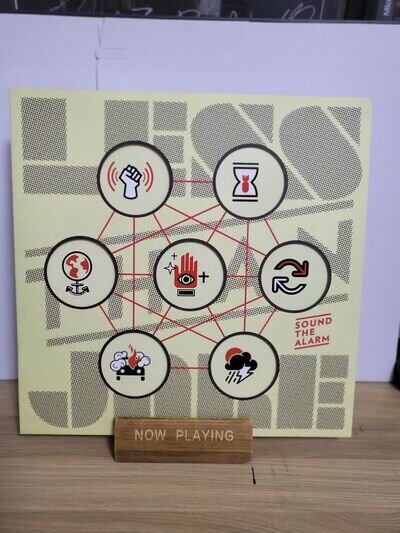 LESS THAN JAKE-SOUND THE ALARM,12" E.P. VINYL RECORD,2017 U.S. ROCK,COLOURED.