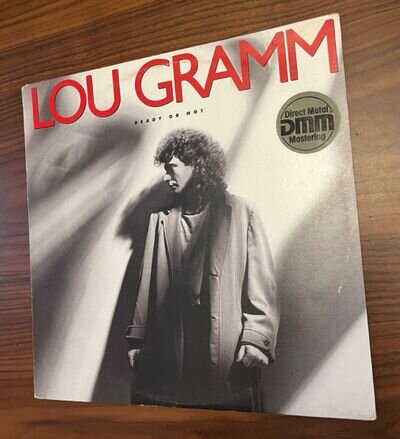 LOU GRAMM Ready Or Not Vinyl Record LP Album 1987 FOREIGNER