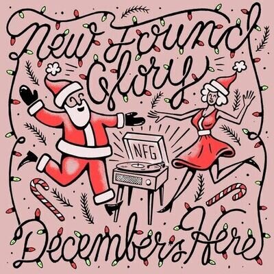 New Found Glory - December's Here - Light Pink [New Vinyl LP] Colored Vinyl, Pin