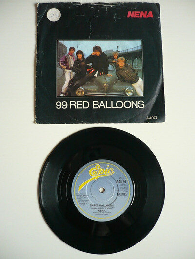 Nena 99 Red Balloons 7" Vinyl UK 1983 Epic A3/B5 Single