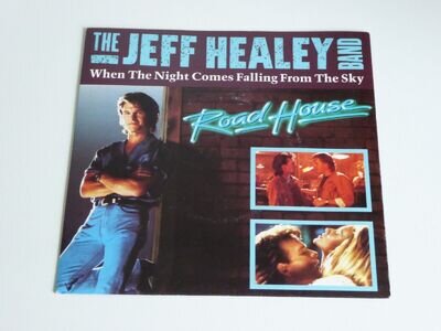 JEFF HEALEY BAND WHEN THE NIGHT COMES FALLING FROM THE SKY 7" SINGLE RECORD 1989